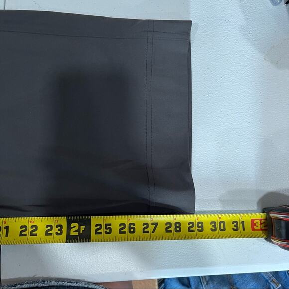 NWOT Halara Gray High Waist Rise Flare Pants Drawstring Pockets Womens Medium - Picture 8 of 8